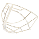 van velden pro goalie cage white